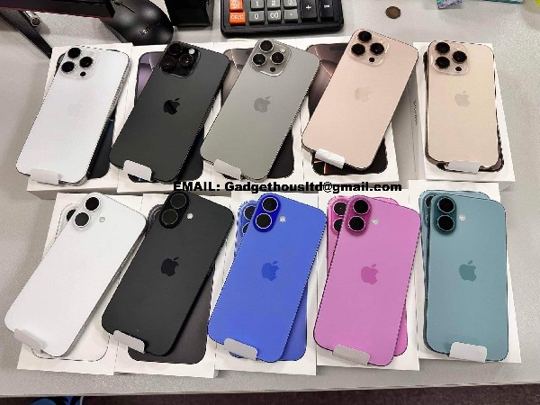 Apple Iphone 16 Pro 128gb = 650 Eur, Iphone 16 Pro Max 256gb = 750 Eur, Iphone 16 128gb = 500 Eur 5